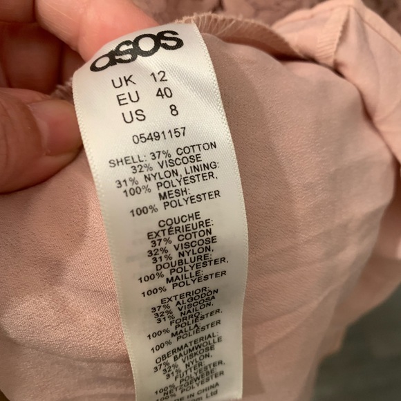 ASOS dress never used midi length in nude pink - Picture 3 of 9